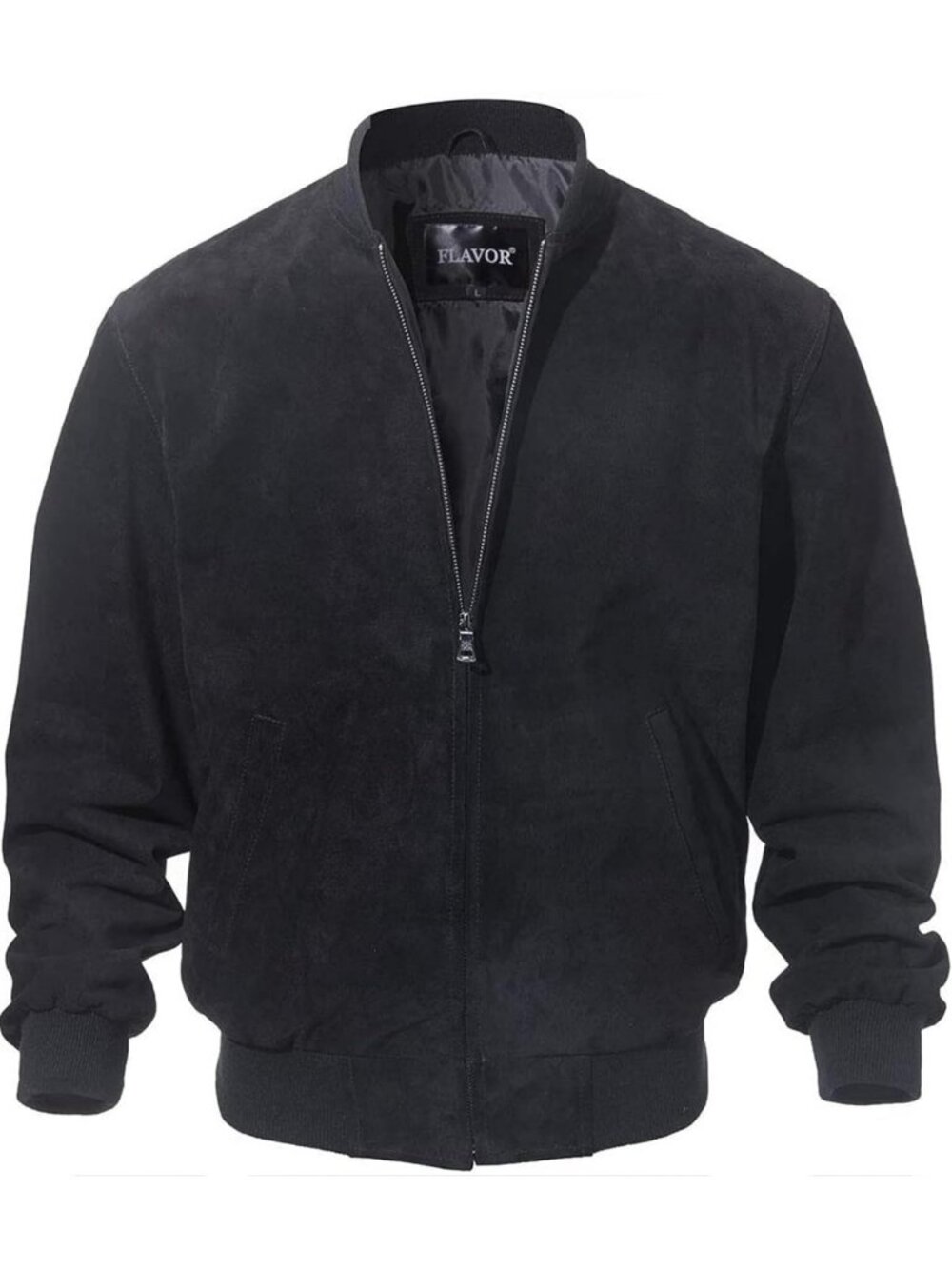 Vintage Men's Leather Baseball Jacket | Suede Pigskin | Stylish & Durable